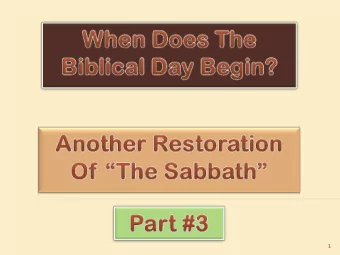 1 Egypts  Passover  2  Exodus 12:1-51  Passover Instituted  1) This is a long chapter, with very