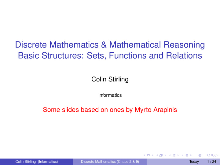 discrete mathematics mathematical reasoning basic