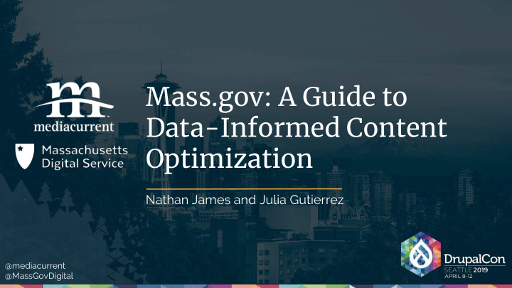 mass gov a guide to data informed content optimization