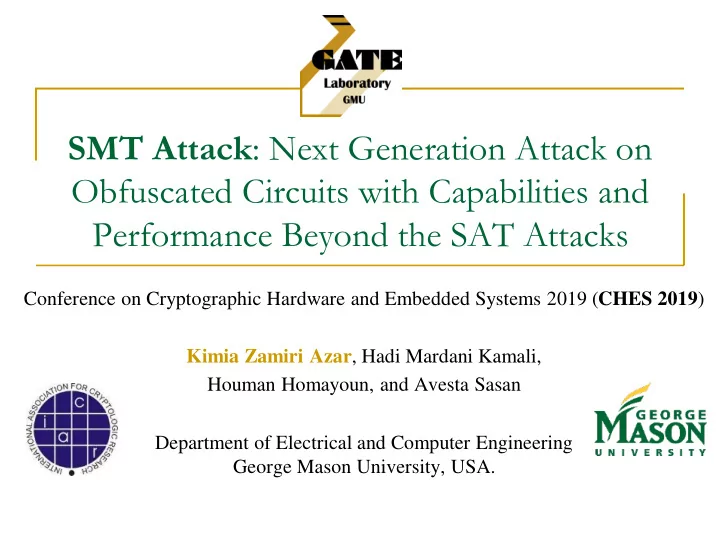 obfuscated circuits with capabilities and performance
