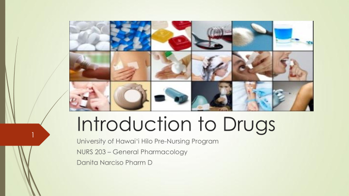 introduction to drugs