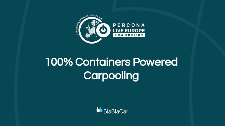 100 containers powered carpooling maxime fouilleul