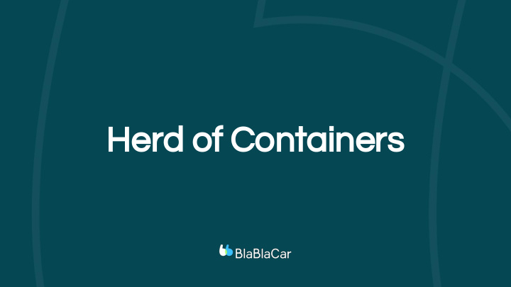 herd of containers sa d dif