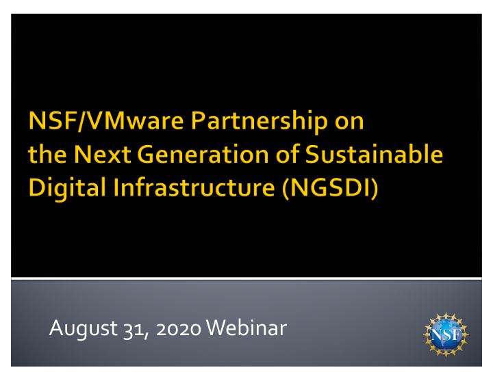 august 31 2020 webinar welcome and cise context margaret