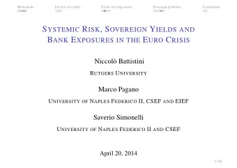 This paper  Focus on the European sovereign debt crisis.  Sovereign default risk or euro