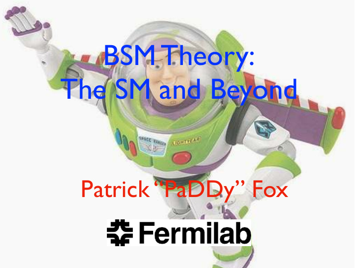 bsm theory the sm and beyond