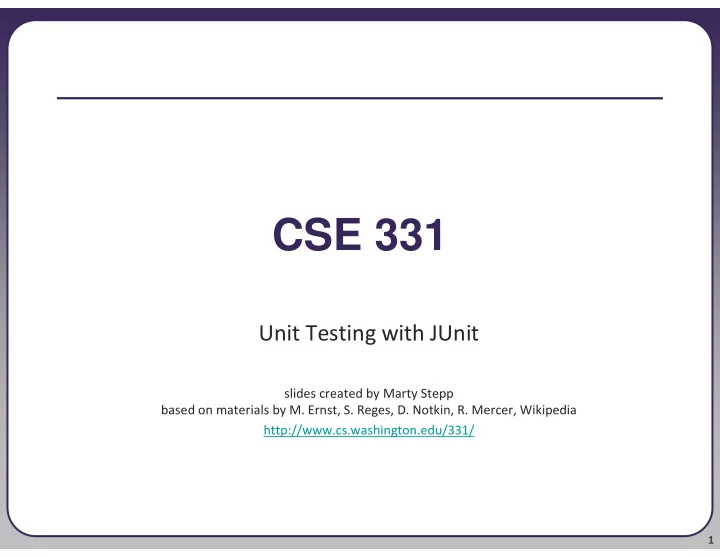 cse 331