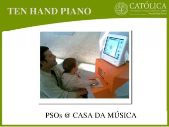 TEN HAND PIANO  PSOs @ CASA DA MSICA  lvaro Barbosa  http://www.abarbosa.org/  2000/2006