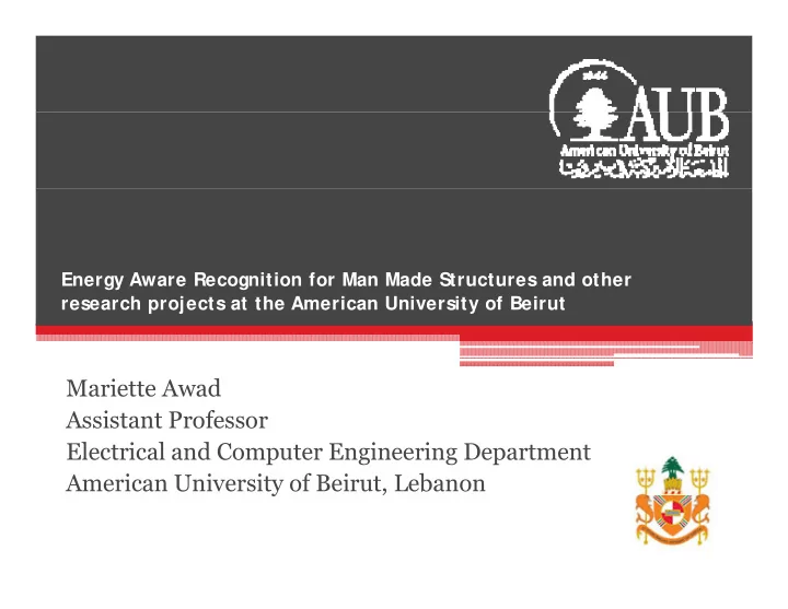 mariette awad assistant professor assistant professor