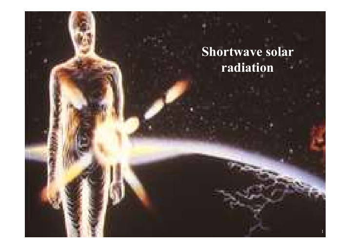 shortwave solar radiation
