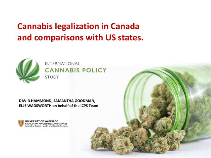 cannabis legalization in canada and comparisons with us