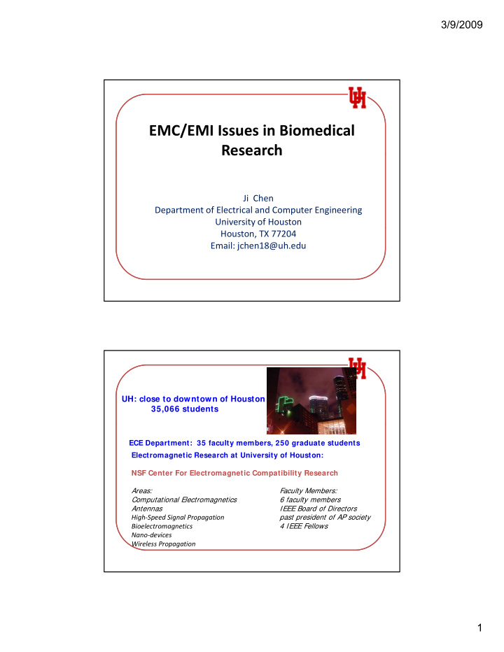 emc emi issues in biomedical research research