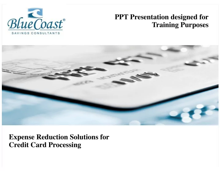 ppt presentation designed for training purposes