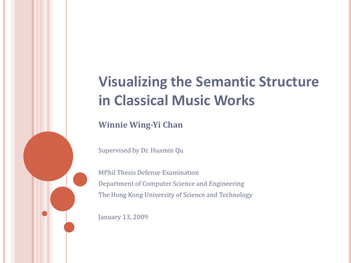 visualizing the semantic structure in classical music