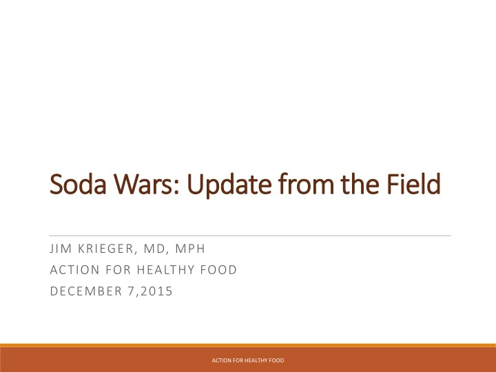 soda w wars update f from t the fi field