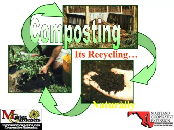 Naturally  Veteran Compost  Collect and compost food scraps in MD, DC, NOVA  Operate
