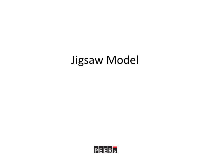 jigsaw model three topics