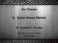 six classes 6 some heavy metals