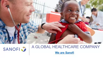 A GLOBAL HEALTHCARE COMPANY  We are Sanofi  CORPORATE PRESENTATION | JUNE 2016  2  Sanofi US Brands