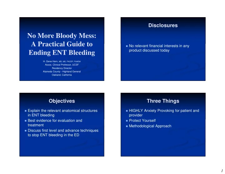 no more bloody mess a practical guide to