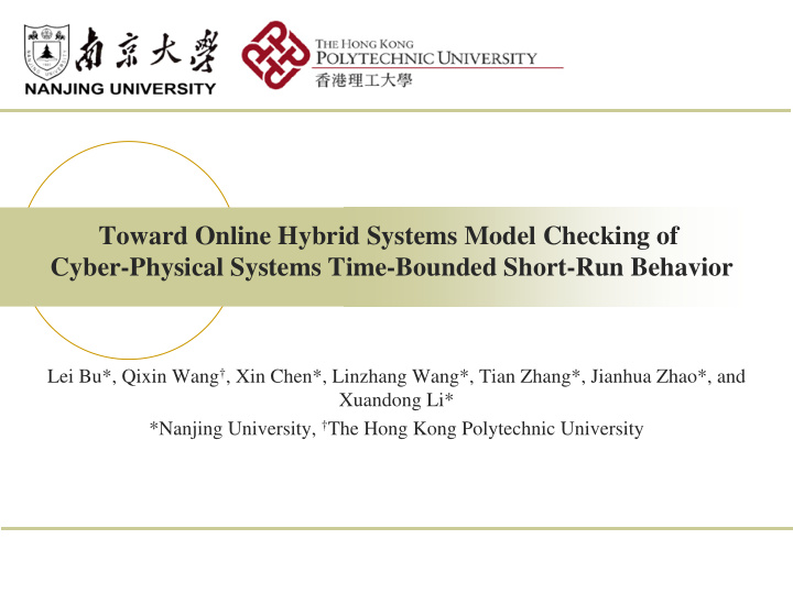 toward online hybrid systems model checking of cyber