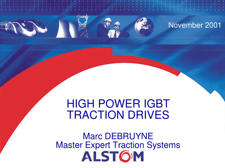 high power igbt traction drives