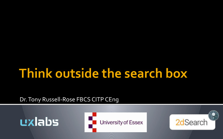 think outside the search box
