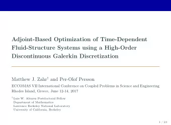 Adjoint-Based Optimization of Time-Dependent  Fluid-Structure Systems using a High-Order