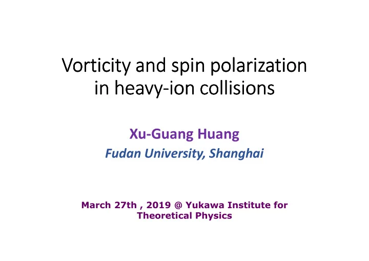 vorticity and spin polarization vorticity and spin