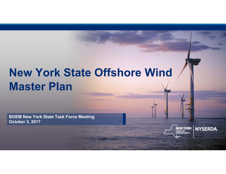 new york state offshore wind master plan