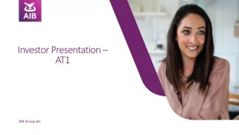 AT1  AIB Group plc  Disclaimer  NOT FOR DISTRIBUTION TO ANY U.S. PERSON OR TO ANY PERSON OR ADDRESS