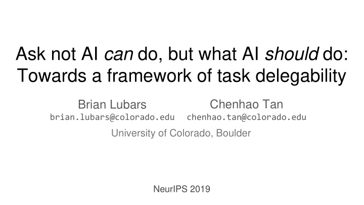 ask not ai can do but what ai should do towards a