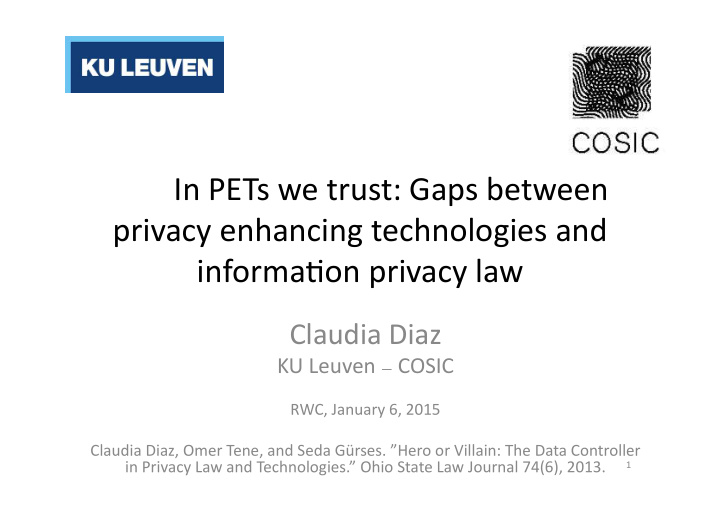 in pets we trust gaps between privacy enhancing