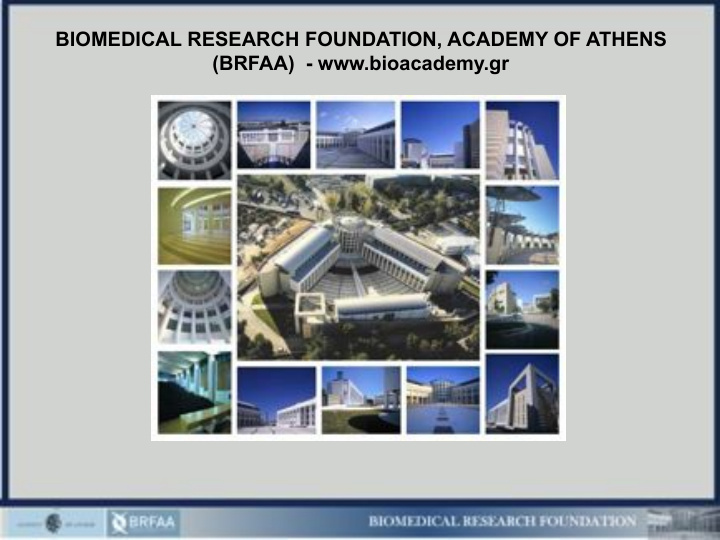 biomedical research foundation academy of athens brfaa