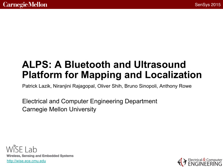 alps a bluetooth and ultrasound