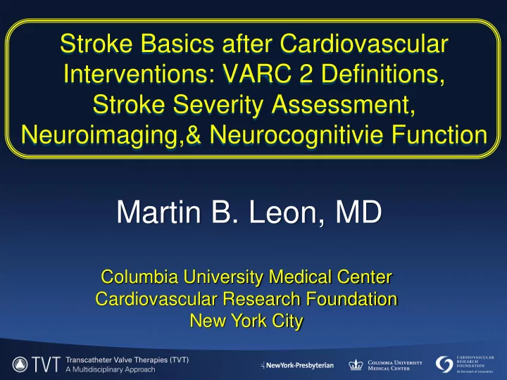 martin b leon md