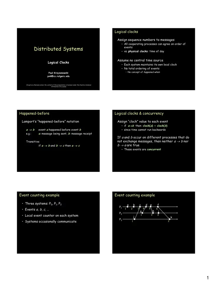 distributed systems