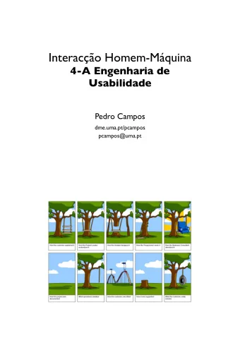 Interaco Homem-Mquina  4-A Engenharia de  Usabilidade  Pedro Campos  dme.uma.pt/pcampos