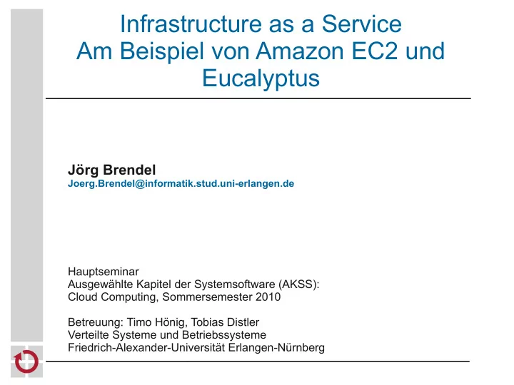 infrastructure as a service am beispiel von amazon ec2