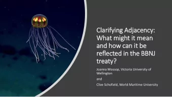 Cla  larify  fying Adja  jacency:  What mig  ight it  it mean  and how can it  it be  reflected in