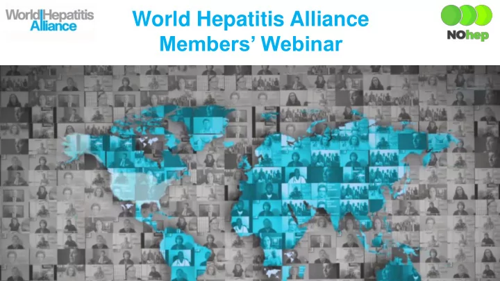 members webinar welcome and introductions