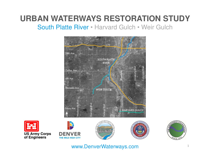 urban waterways restoration study