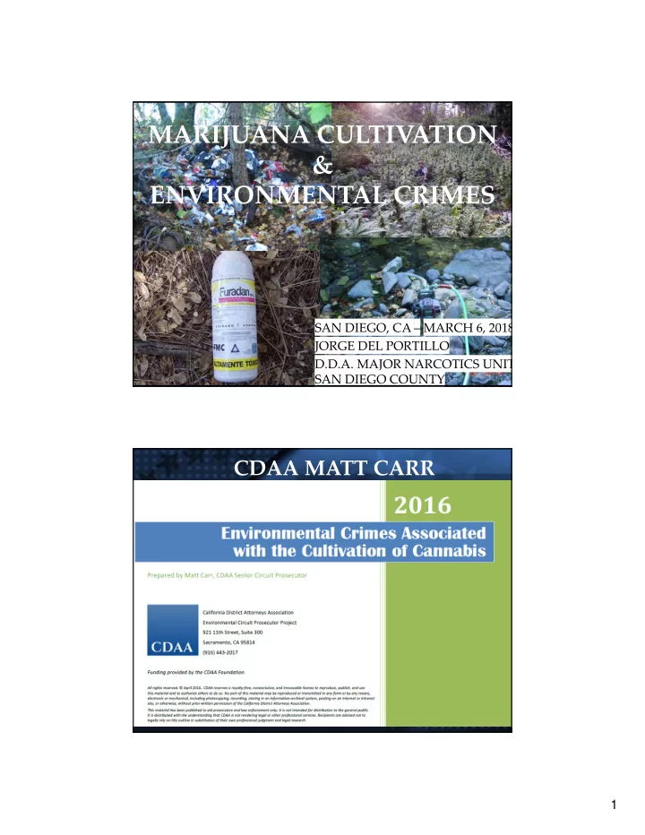 marijuana cultivation environmental crimes