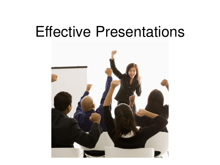 effective presentations iclicker question