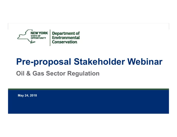 pre proposal stakeholder webinar