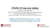 cov ovid 19 vaccine sa safety