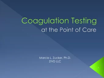 Marcia L. Zucker, Ph.D.  ZIVD LLC  1  Explain why ACT target times are system  specific