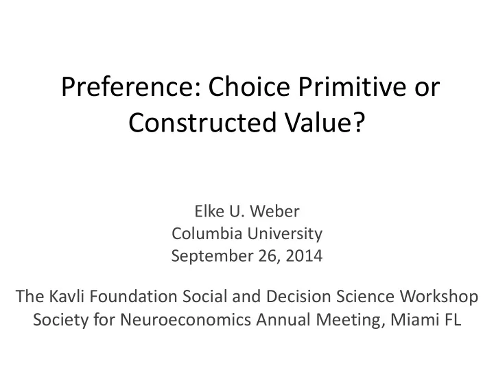 constructed value