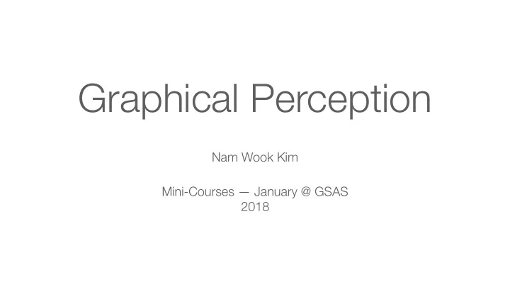 graphical perception