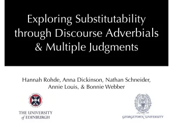 Inference of connections  Deduction of implicit information from juxtaposed sentences  It's too